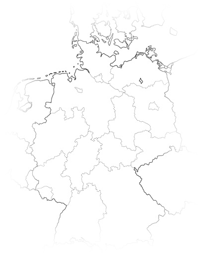 ドイツ周辺地図
